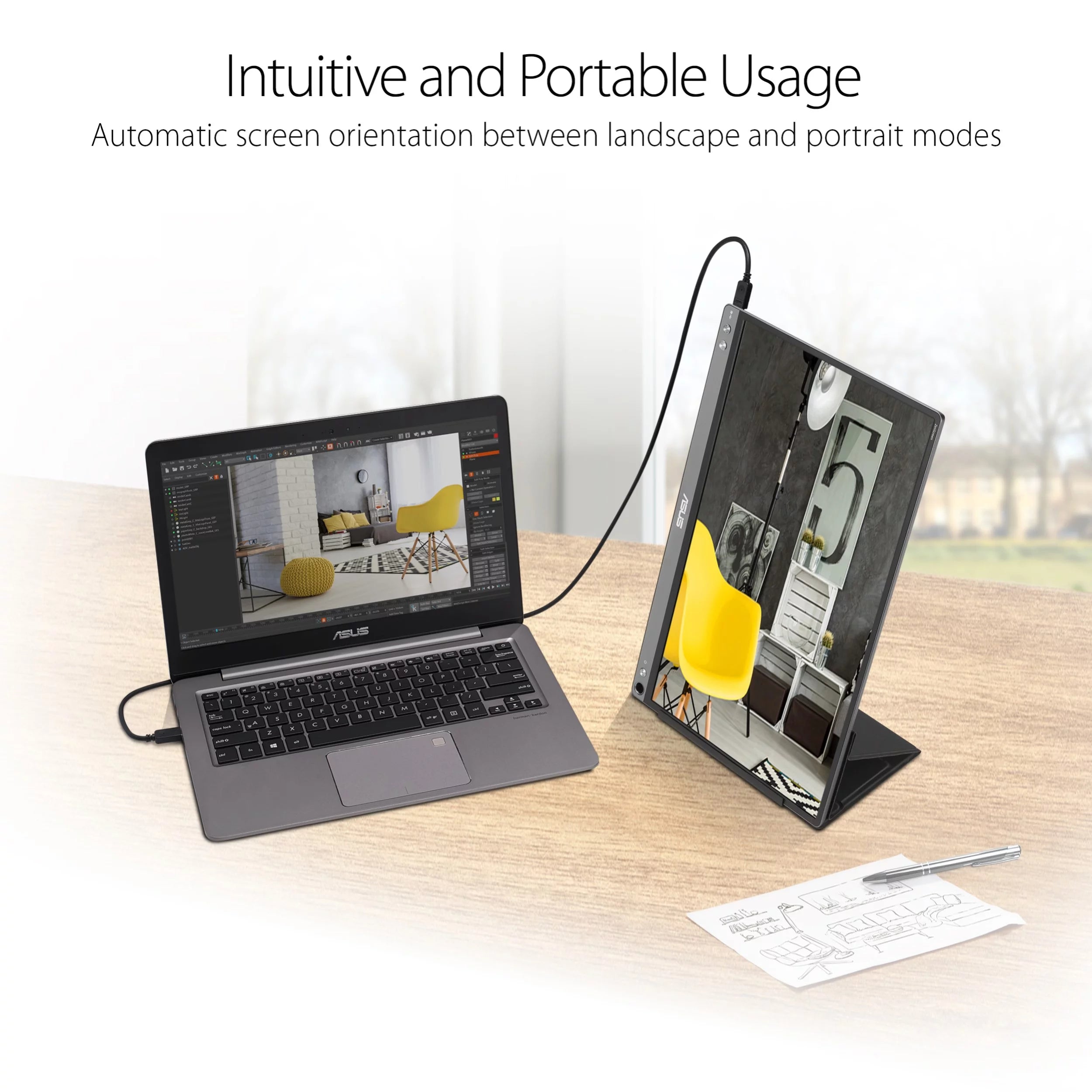 15.6" Full HD IPS USB Portable Monitor K74266