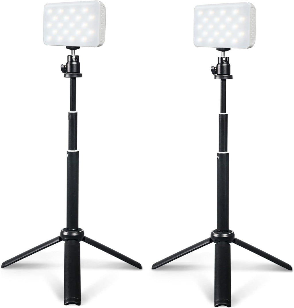 RGB LED Camera Light, Portable Rechargeable On-Camera Video Lighting, CRI95+ 2800K-6800K J80525