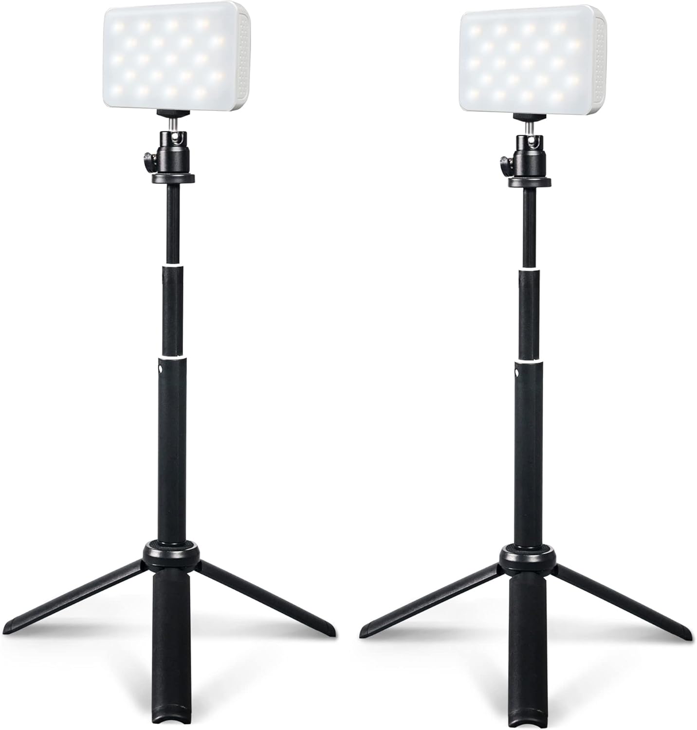 RGB LED Camera Light, Portable Rechargeable On-Camera Video Lighting, CRI95+ 2800K-6800K J80525