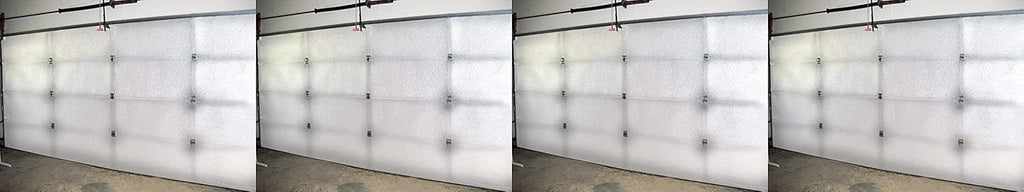 White Reflective Foam Core 2 Car Garage Door Insulation Kit 18FT x 8FT O6309