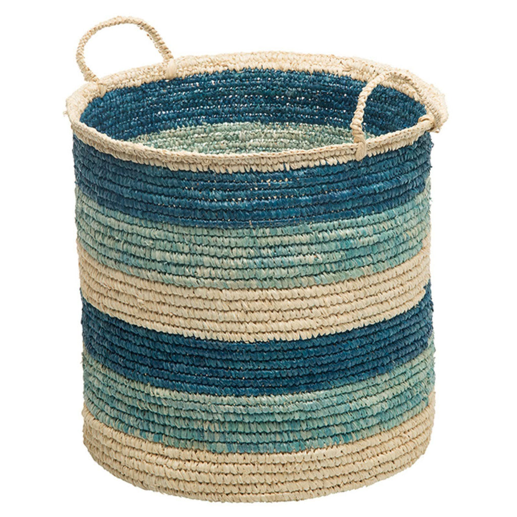 Round Sisal Storage Basket with Handles B3862