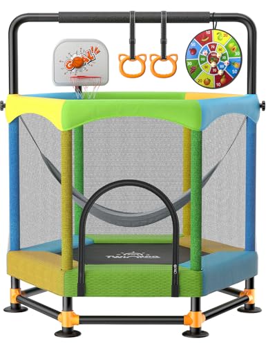 60" Toddler Trampoline with Safety Enclosure R7581