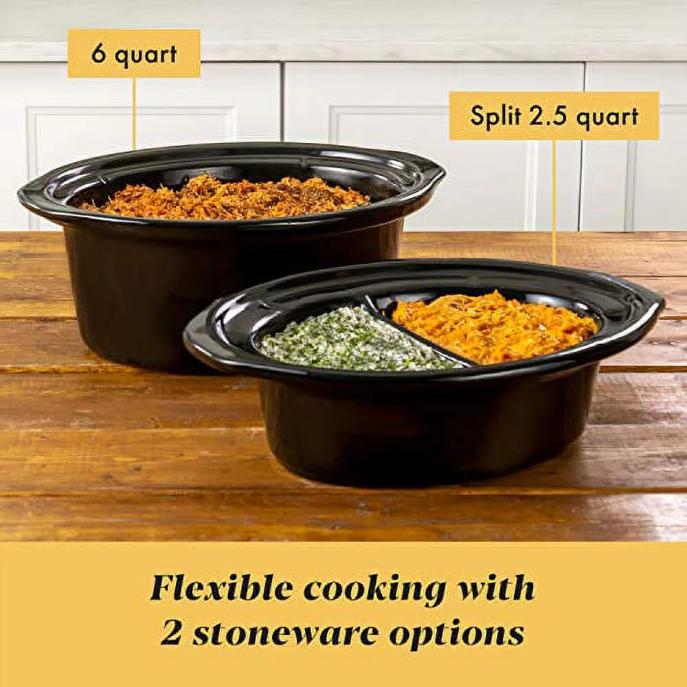 6-Quart Programmable Slow Cooker, Stainless Steel E9711