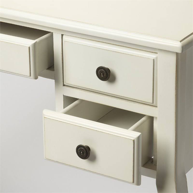 Cottage White Writing Desk P4754