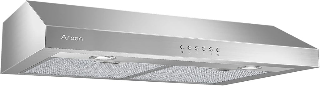 30 inch Under Cabinet Range Hood with 900 CFM, Stainless Steel, 4 Speed, Aluminum Mesh Filters, LED Lights T324289