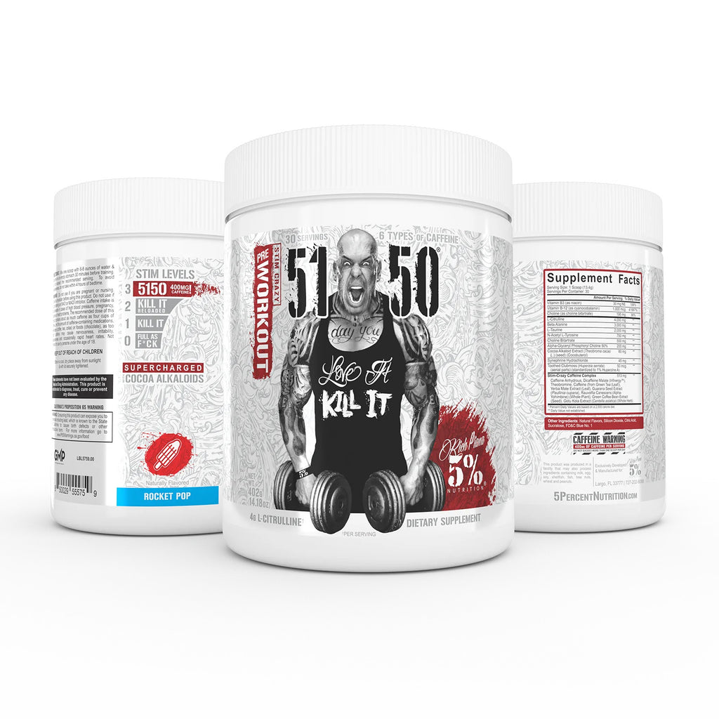30 Srvgs High Stim Pre-Workout Powder (Blue Ice) B425