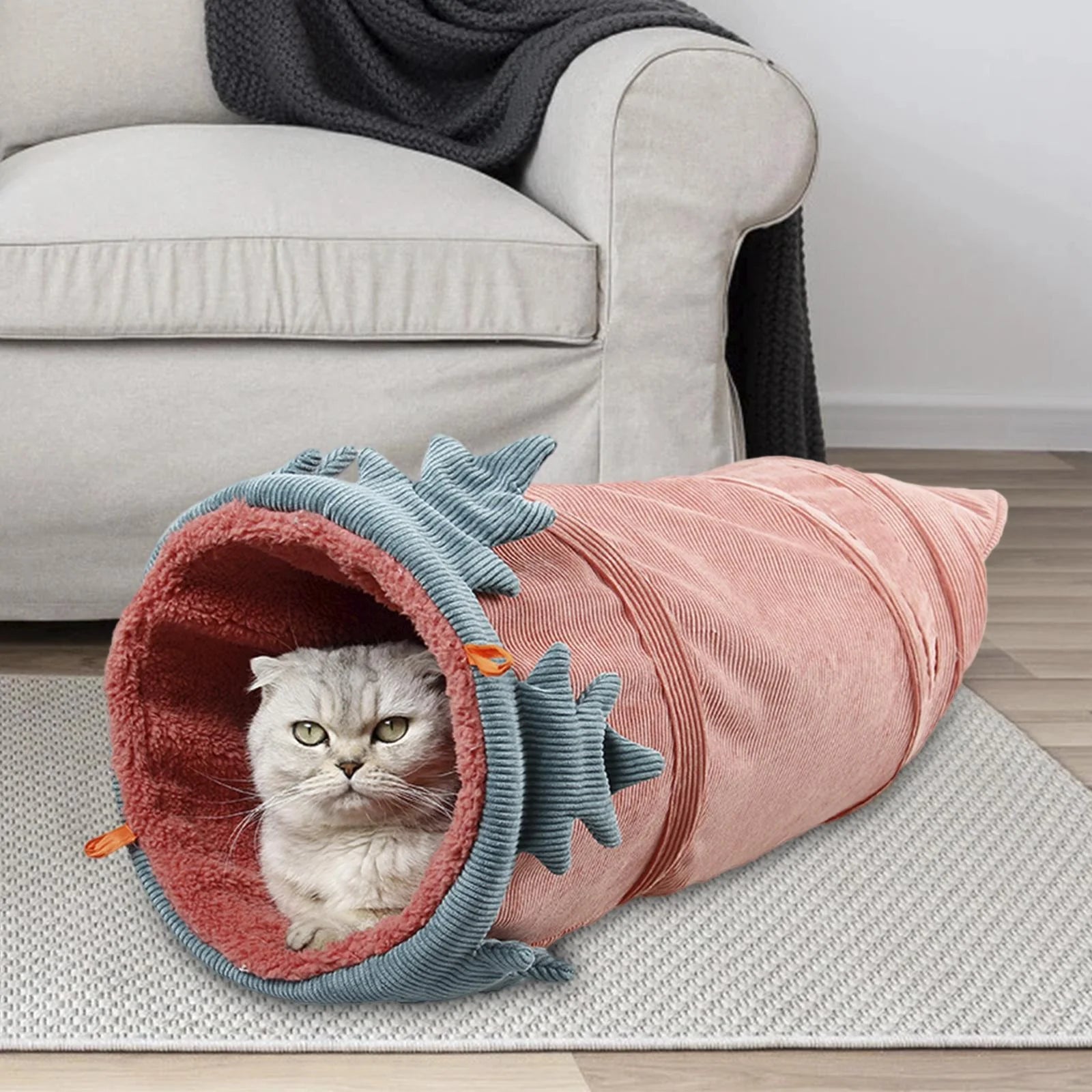 Carrot Hamster Tunnel Tube Toy P70740