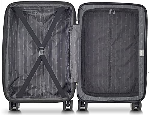 Rose Gold Hardside Expandable Luggage with Spinner Wheels, Carry-On 21-Inch H4665