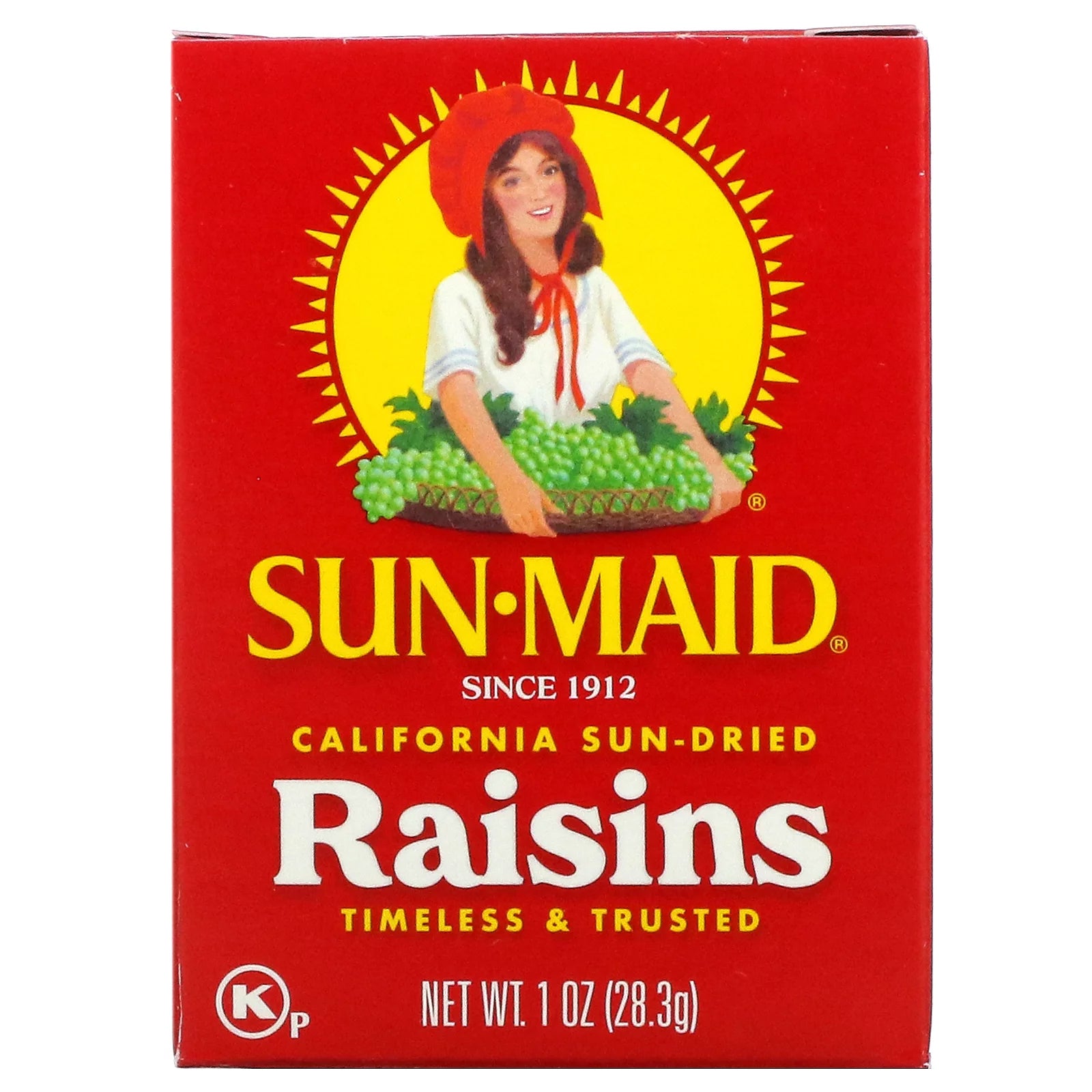 6 Boxes 1 oz Sun-Dried Raisins T924620