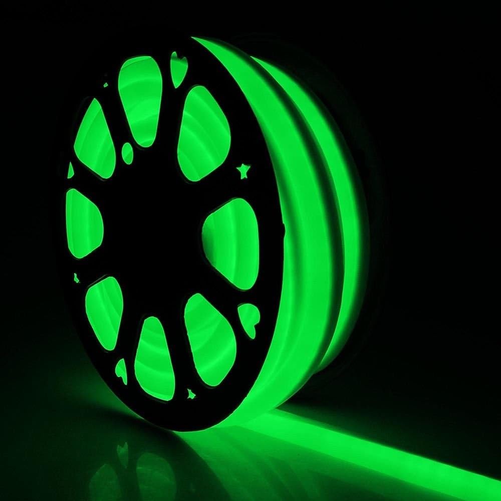 LED Flexible Neon Rope Strip Light 110V 100FT Green S179