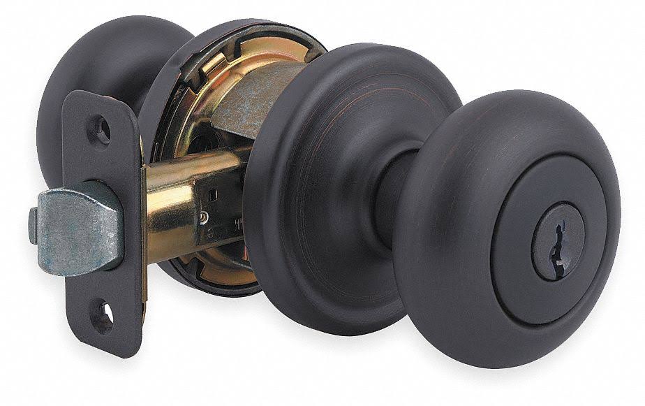 Venetian Bronze Knob Lockset E707