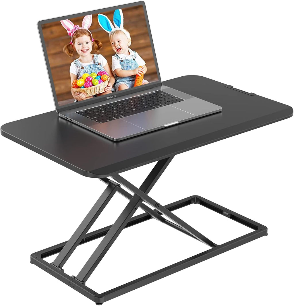 Compact Standing Desk Converter with Handle E5164