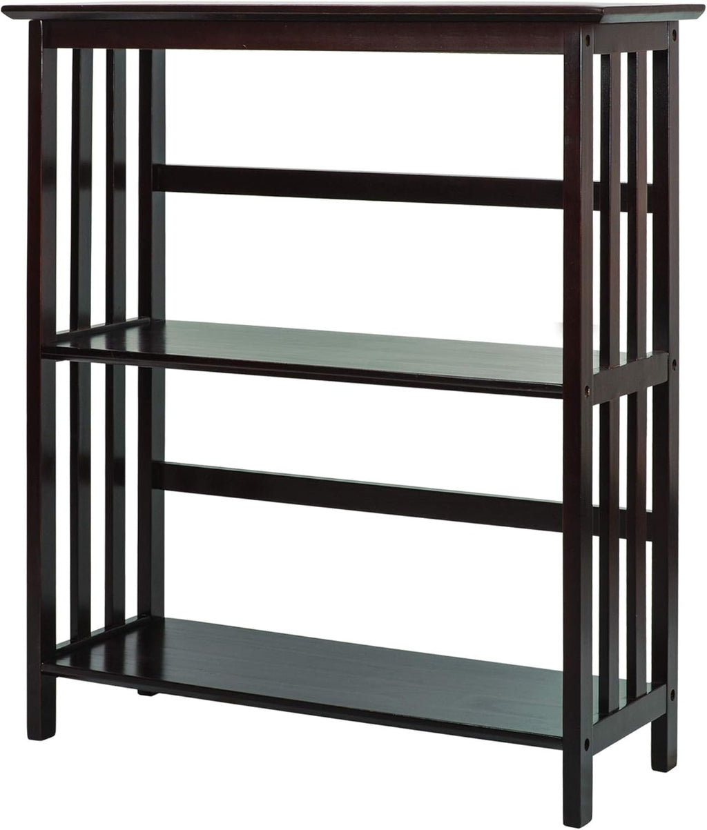 Espresso 5-Shelf Bookcase Pack of 2 Z712