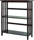Espresso 5-Shelf Bookcase Pack of 2 Z712