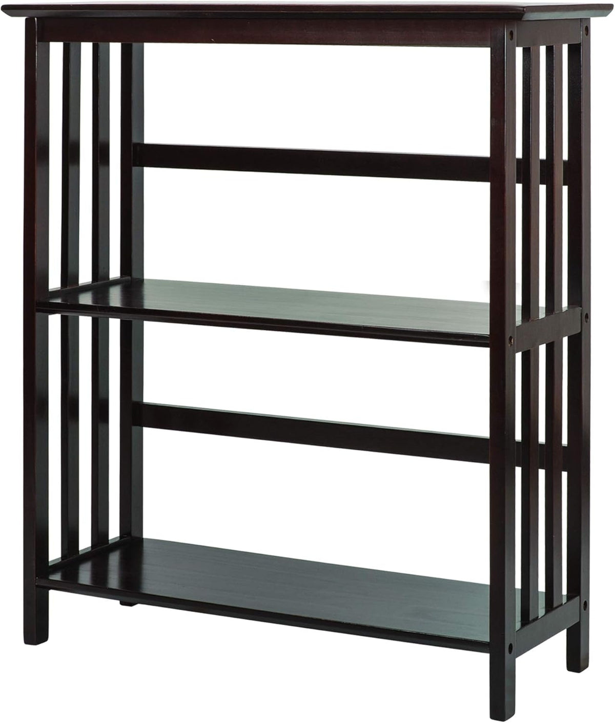 Espresso 5-Shelf Bookcase Pack of 2 Z712
