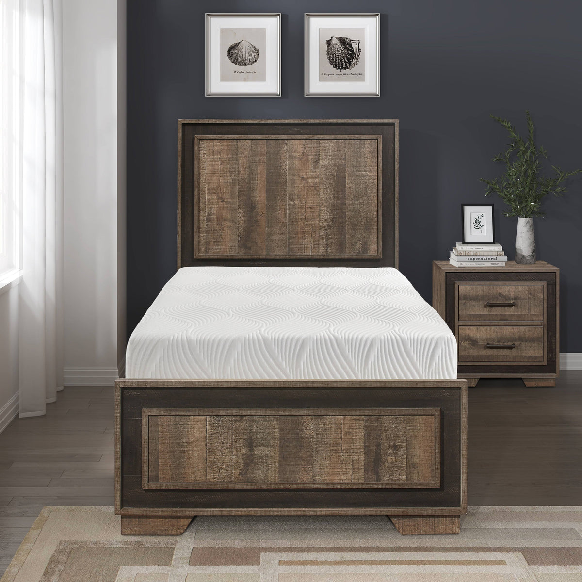 Twin Gel-Infused Memory Foam Mattress X4760