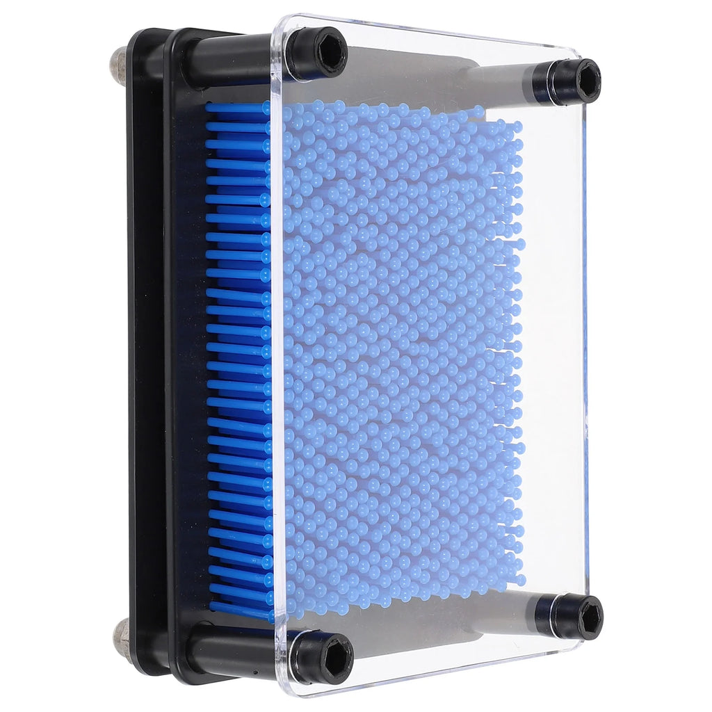 3D Pin Art Toy Plastic Square Handprint G438626