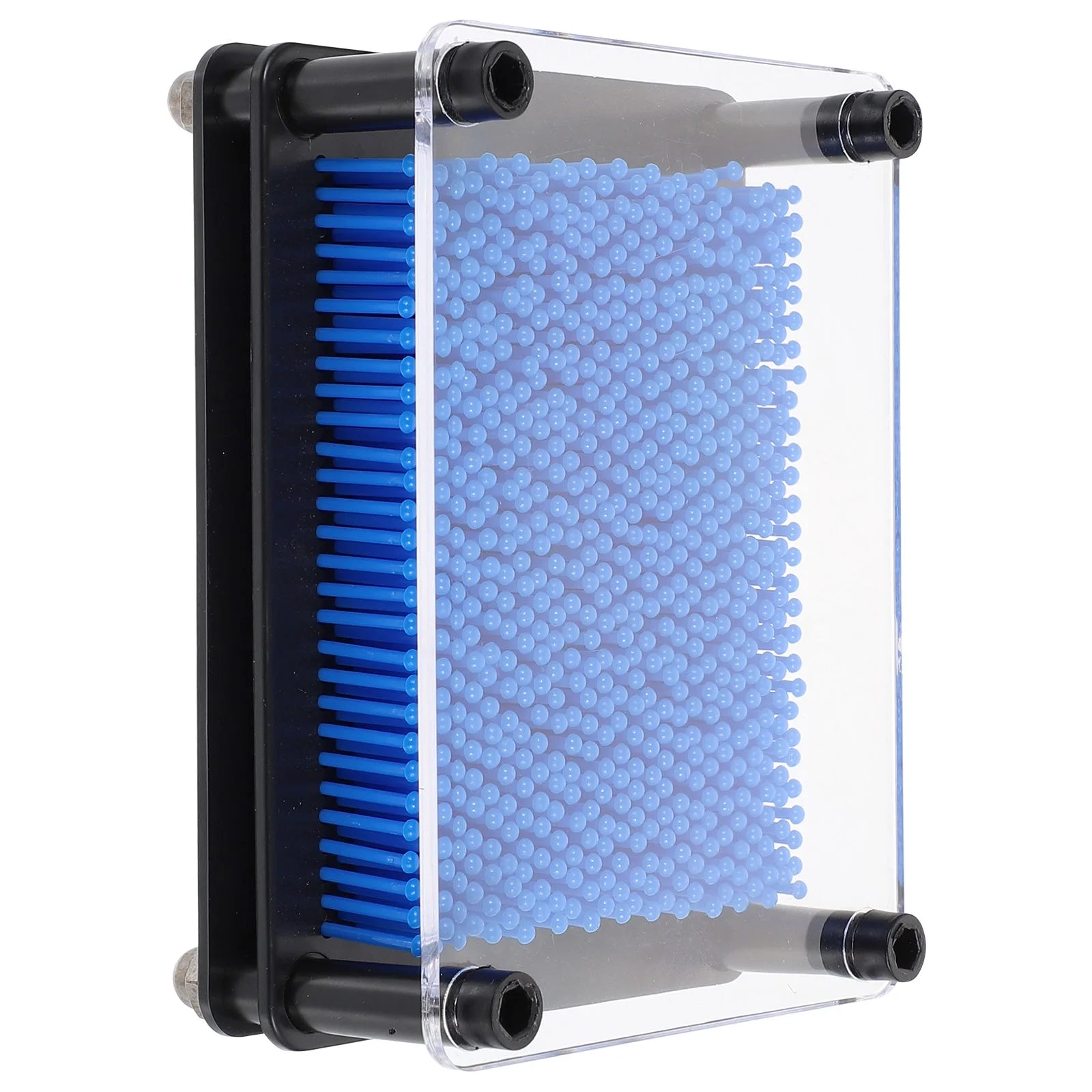 3D Pin Art Toy Plastic Square Handprint G438626