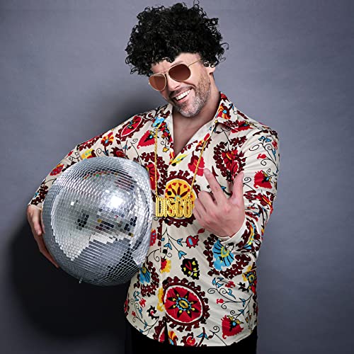 Disco Shiny Sequins Long Sleeve Shirts M5671