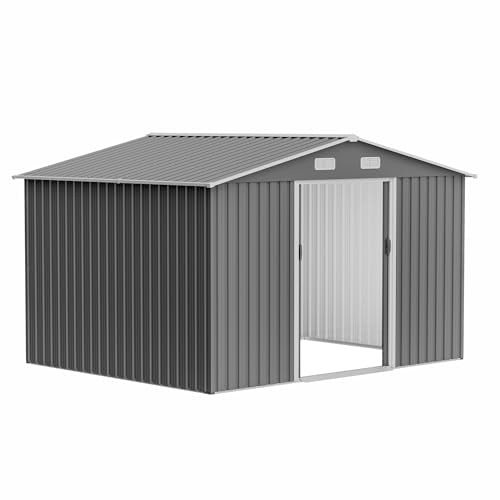 6x4 Ft Outdoor Storage Shed Black J338006