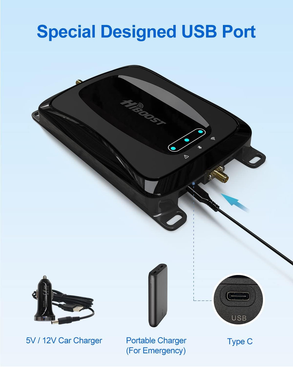 Cell Phone Signal Booster for Truck, RV, SUV, Camping, Motorhome S78269