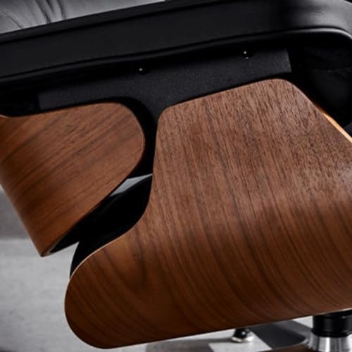 Leather Single Sofa Chair with Footrest B6251