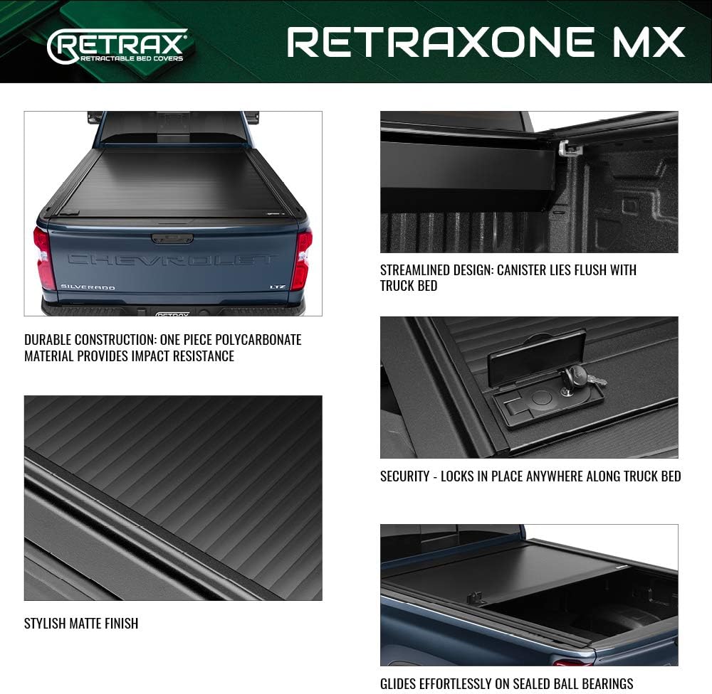 Retractable Truck Bed Tonneau Cover for 2007-2021 Toyota Tundra Regular & Double Cab 6' 7 Bed K7148