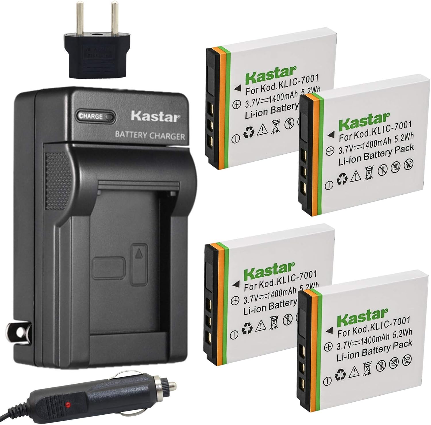4-Pack Battery and Charger Kit A3799