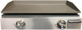 Black 25 Inch Stainless Steel RV Griddle with 2 Burners G4581
