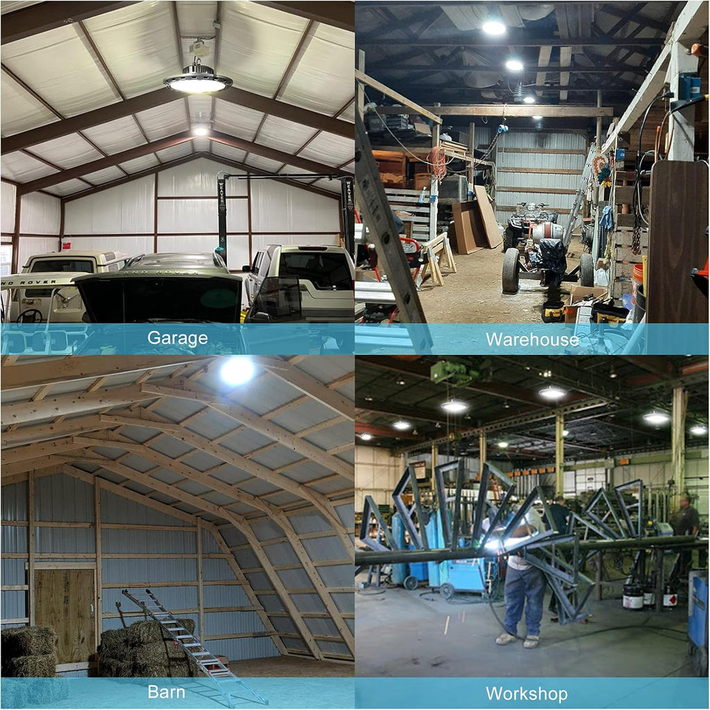 250W LED High Bay Light 35000lm 5000K Daylight 2Pack K229789