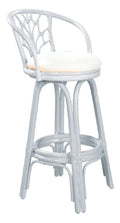 Whitewash Rattan Counterstool V816