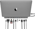 USB C Docking Station with 100W PD, 4K HDMI, DisplayPort, VGA, Ethernet, Card Reader, USB 3.0, Aux Adapter J15686