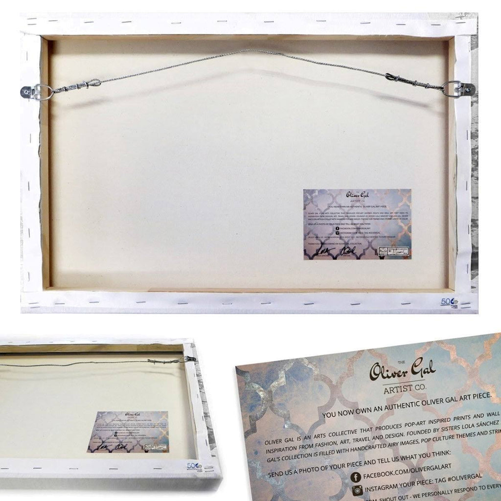 Blue Canvas Art H9903