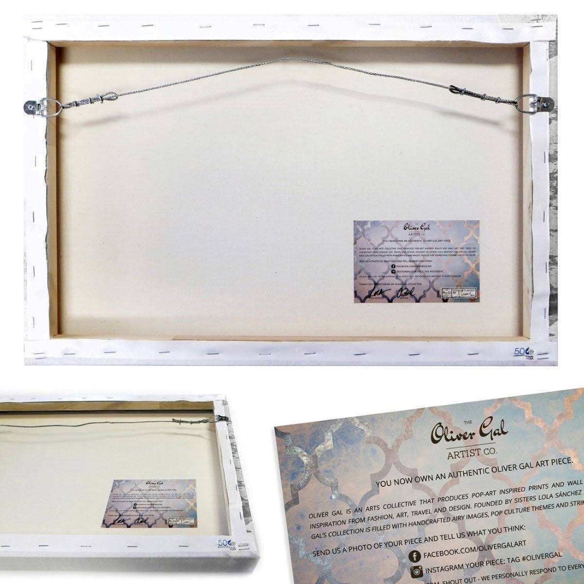 Blue Canvas Art H9903