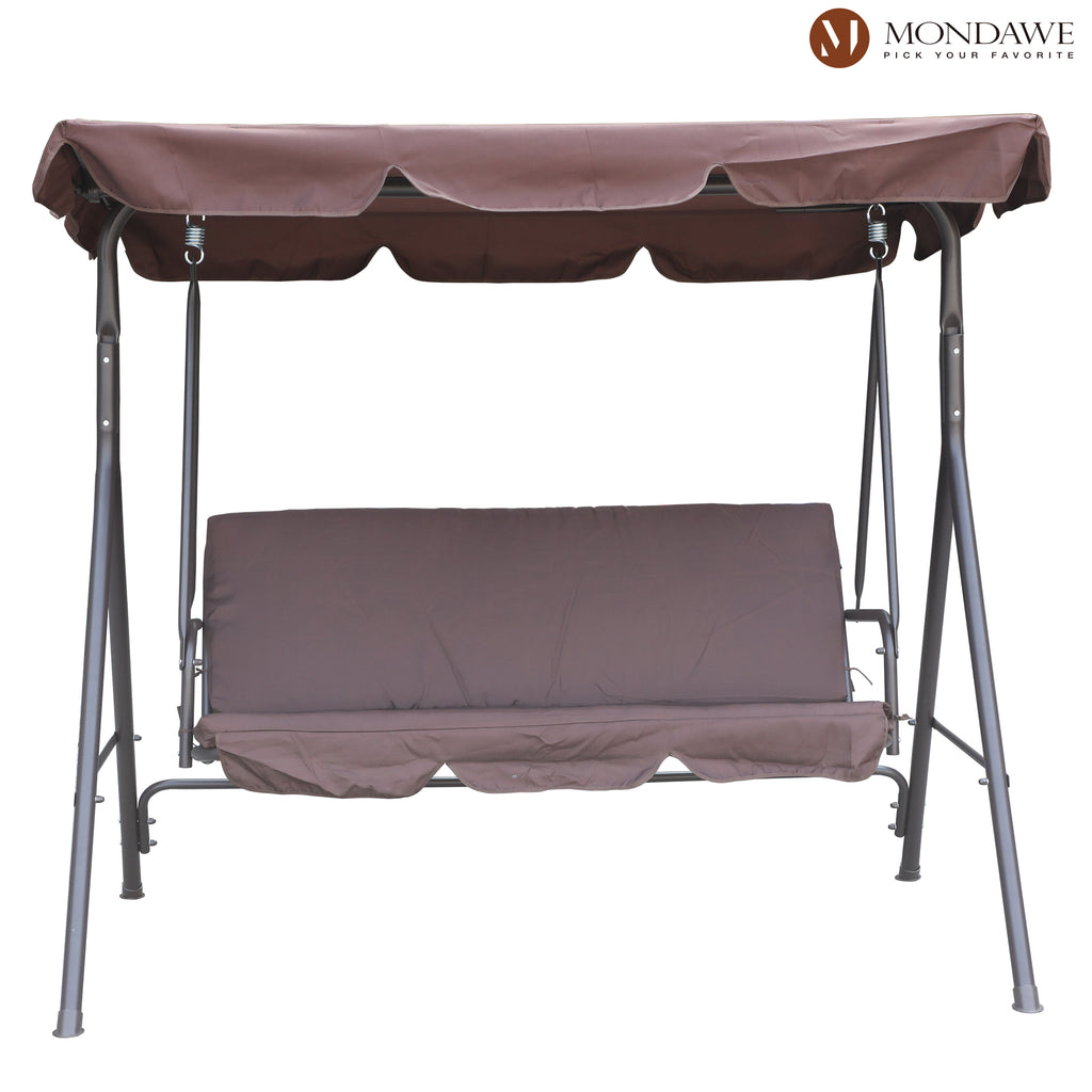 Freestanding Patio Swing Chair with Canopy O34888