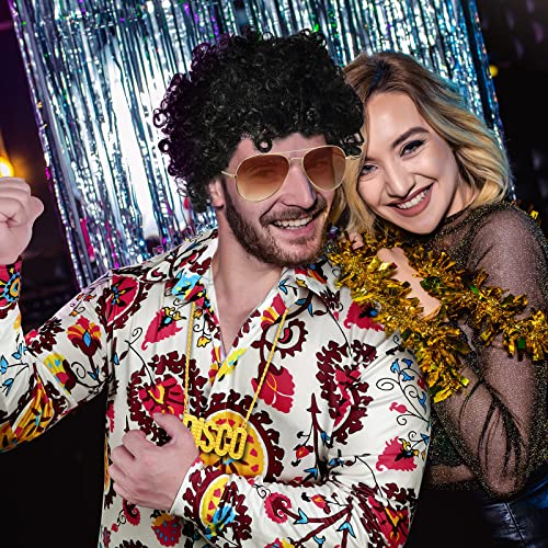 Disco Shiny Sequins Long Sleeve Shirts M5671