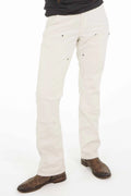 White Canvas Taskpant F3602