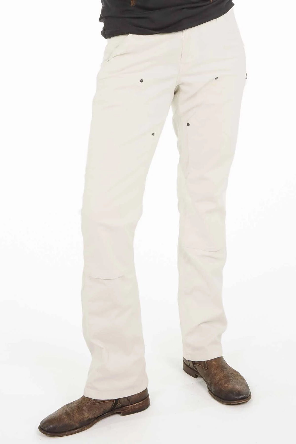 White Canvas Taskpant F3602