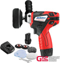 12V Cordless 3" Mini Polisher Tool Set with 2 Li-ion Batteries, Charger, and Accessory Kit G552