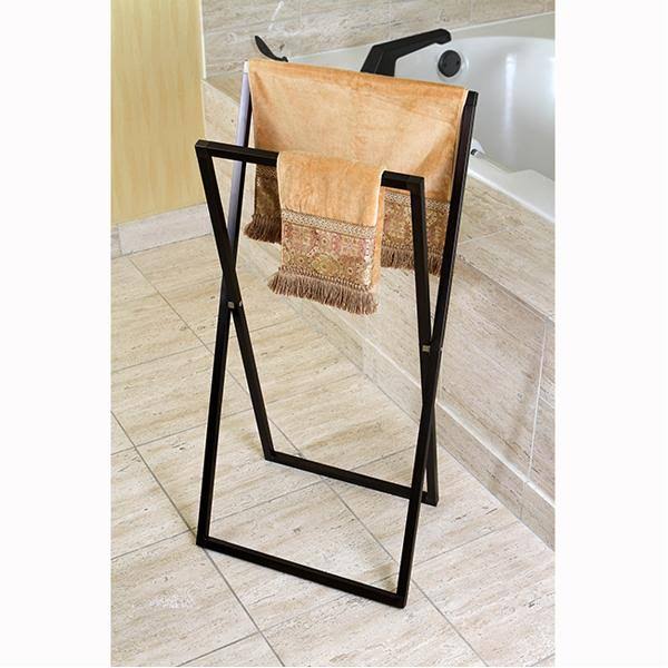 Polished Chrome Steel Construction Towel Rack O532
