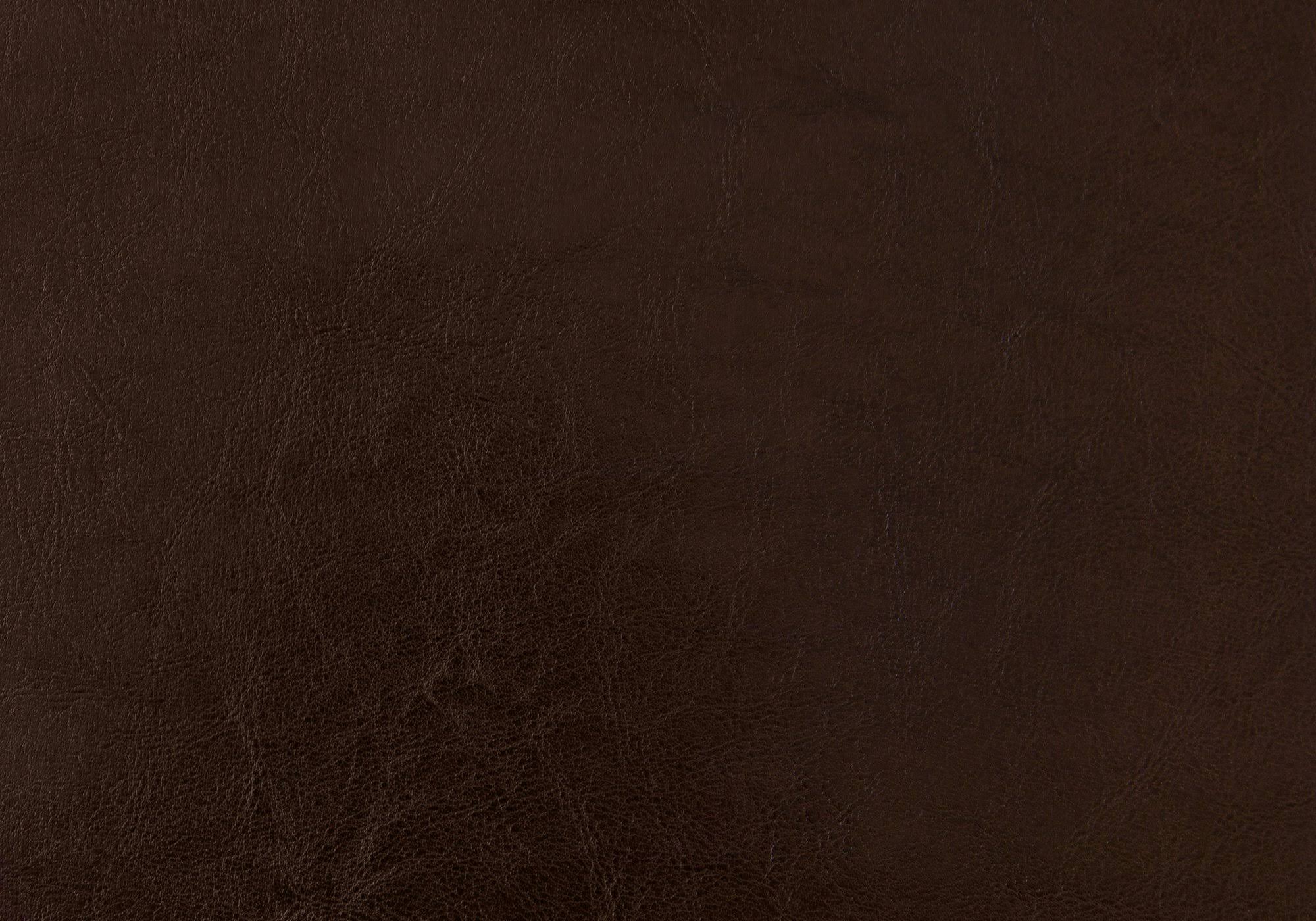 Brown Foam Solid Wood Leather Look Queen Size Bed B319