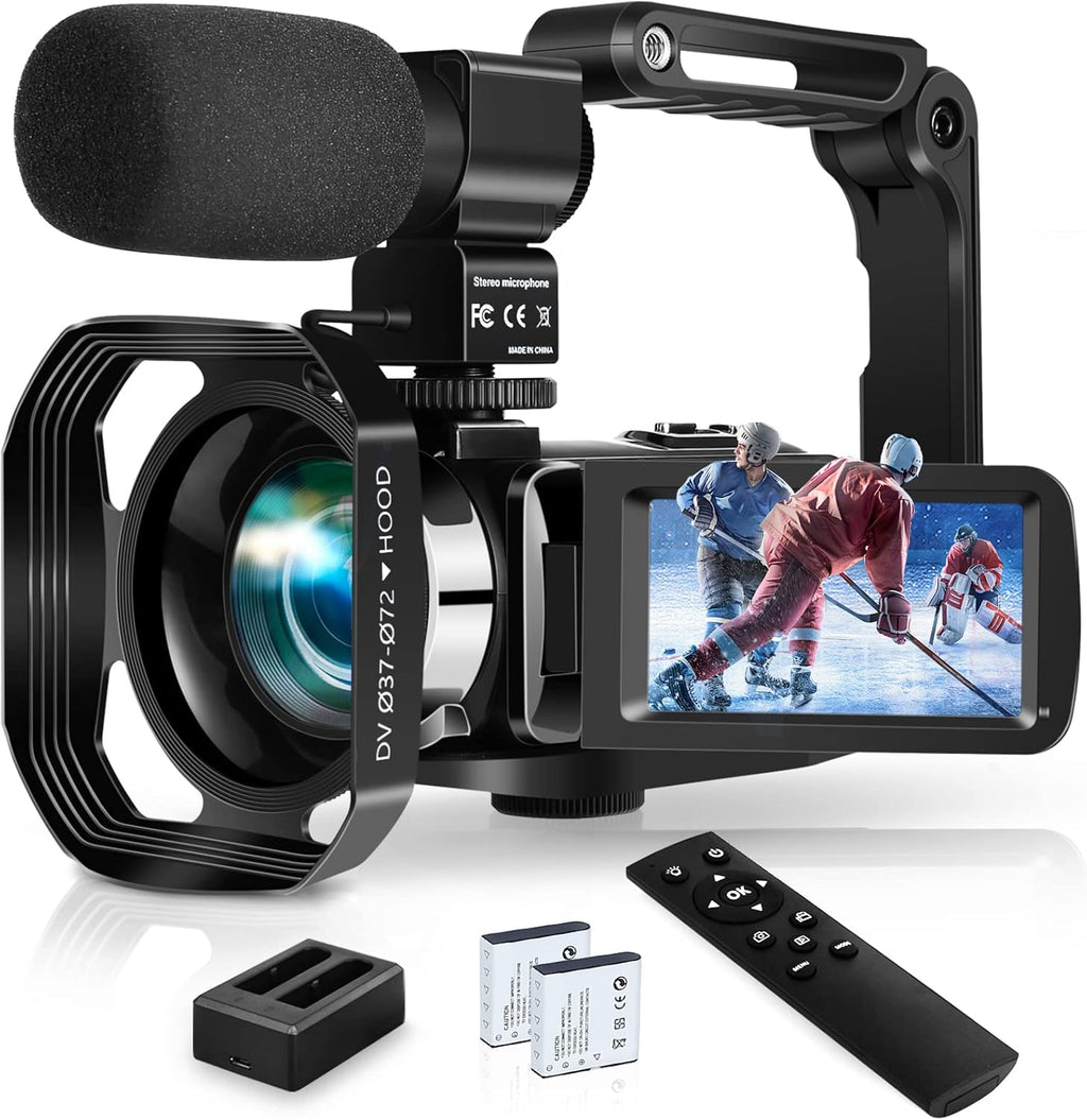 4k 60fps Video Camera with 18x Manual Zoom & IR Night Vision N5279