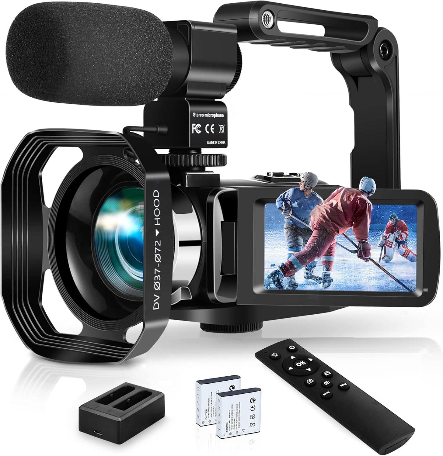 4k 60fps Video Camera with 18x Manual Zoom & IR Night Vision N5279