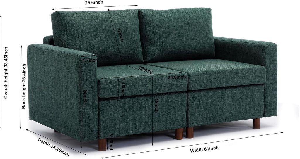 Modular Oversized Sectional Sofa with Ottoman W245938