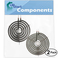 2-Pack 8 inch 6 Turns & 6 inch 5 Turns Surface Burner Elements S93600