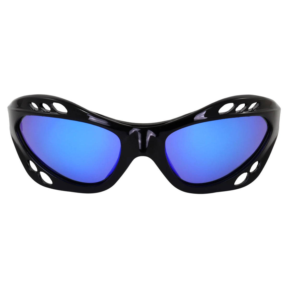 3 Pairs Padded Polarized Sunglasses w/Strap Silver Frame w/Smoke Lens & Black Frames w/Blue & Pink Mirror Lenses U96080