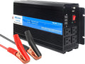 1000W Pure Sine Wave Power Inverter DC 12V to AC 110V with 4 AC Outlets and 1 USB Port Y91856
