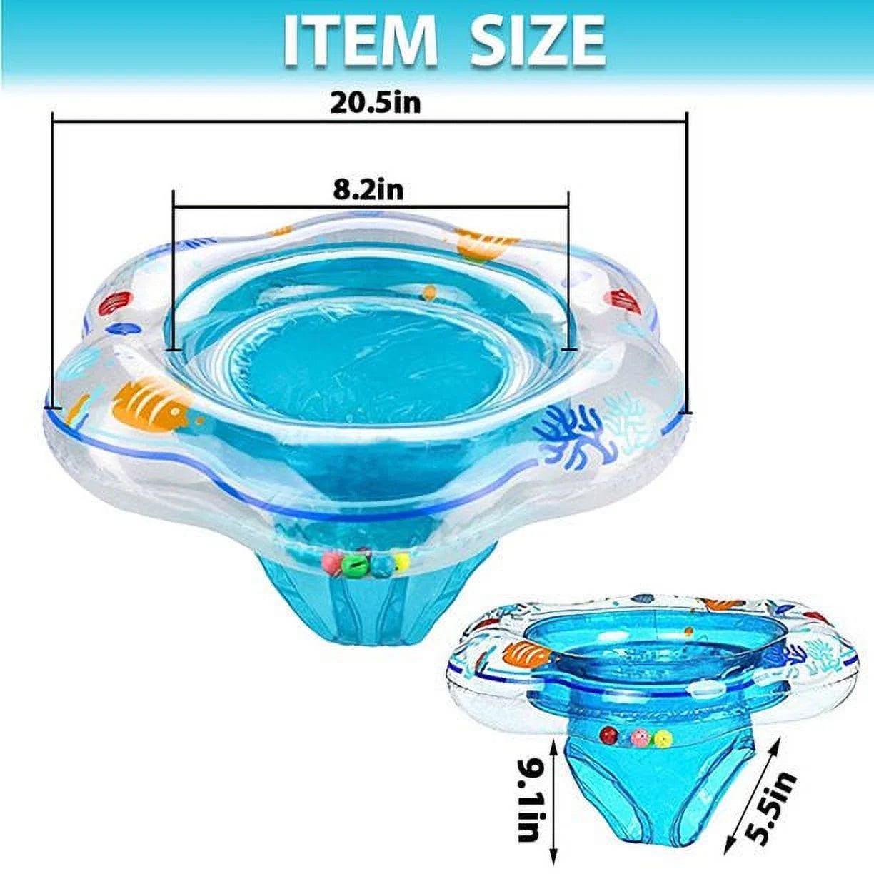 Pink PVC Baby Swimming Pool Ring N76389