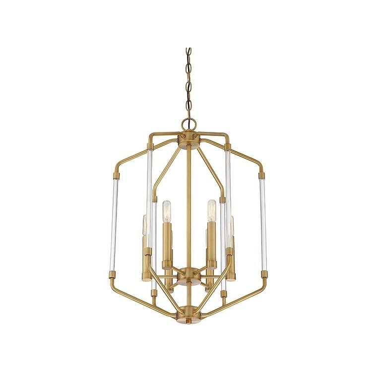 Warm Brass 3 Light Foyer D5124