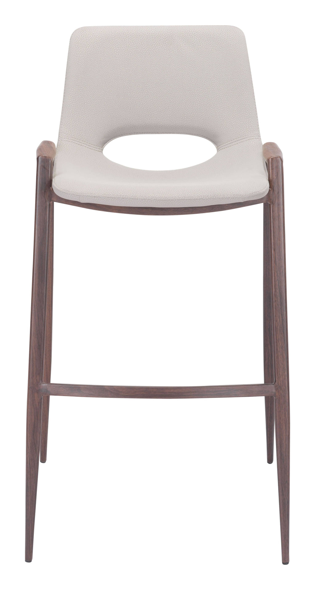 Beige Bar Chair, Set of 2 Y220209